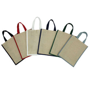 Custom Couture Colored Jute Bag